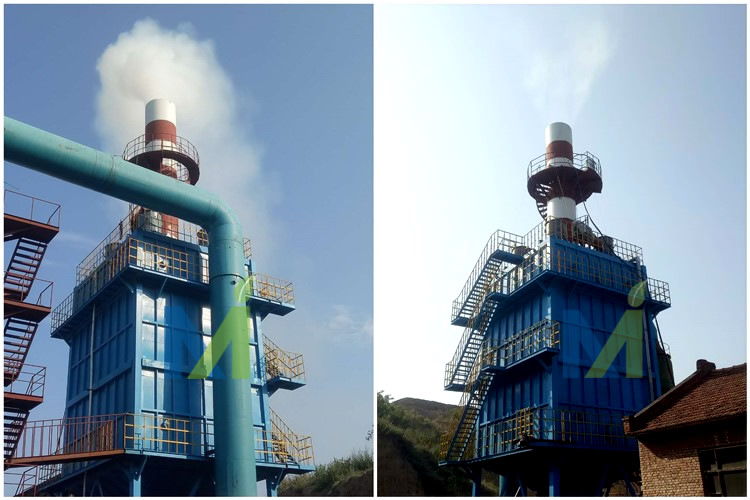 河北威美山西磚廠濕式靜電除塵器煙氣量不大于100000m3/h,設(shè)計氣速為1m/s